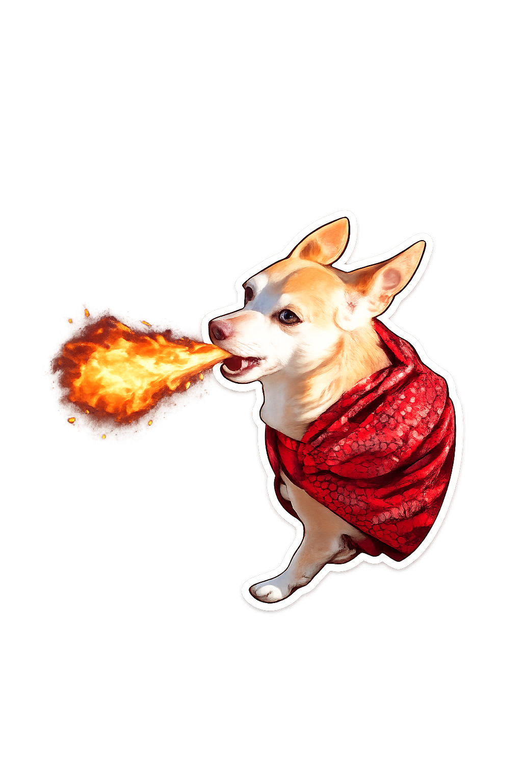 Finley the fire-breathing Chihuahua
