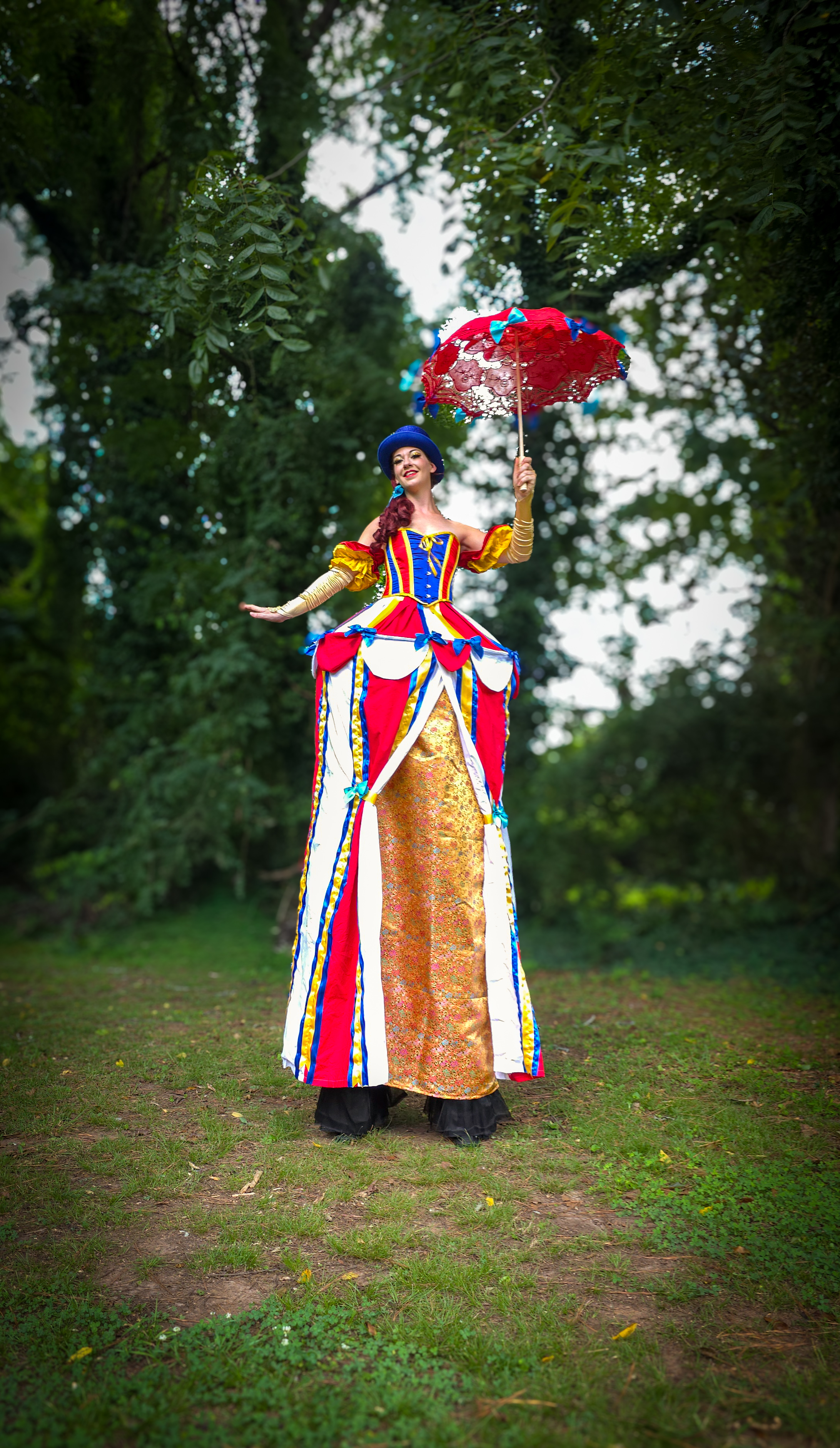 Circus tent event performance