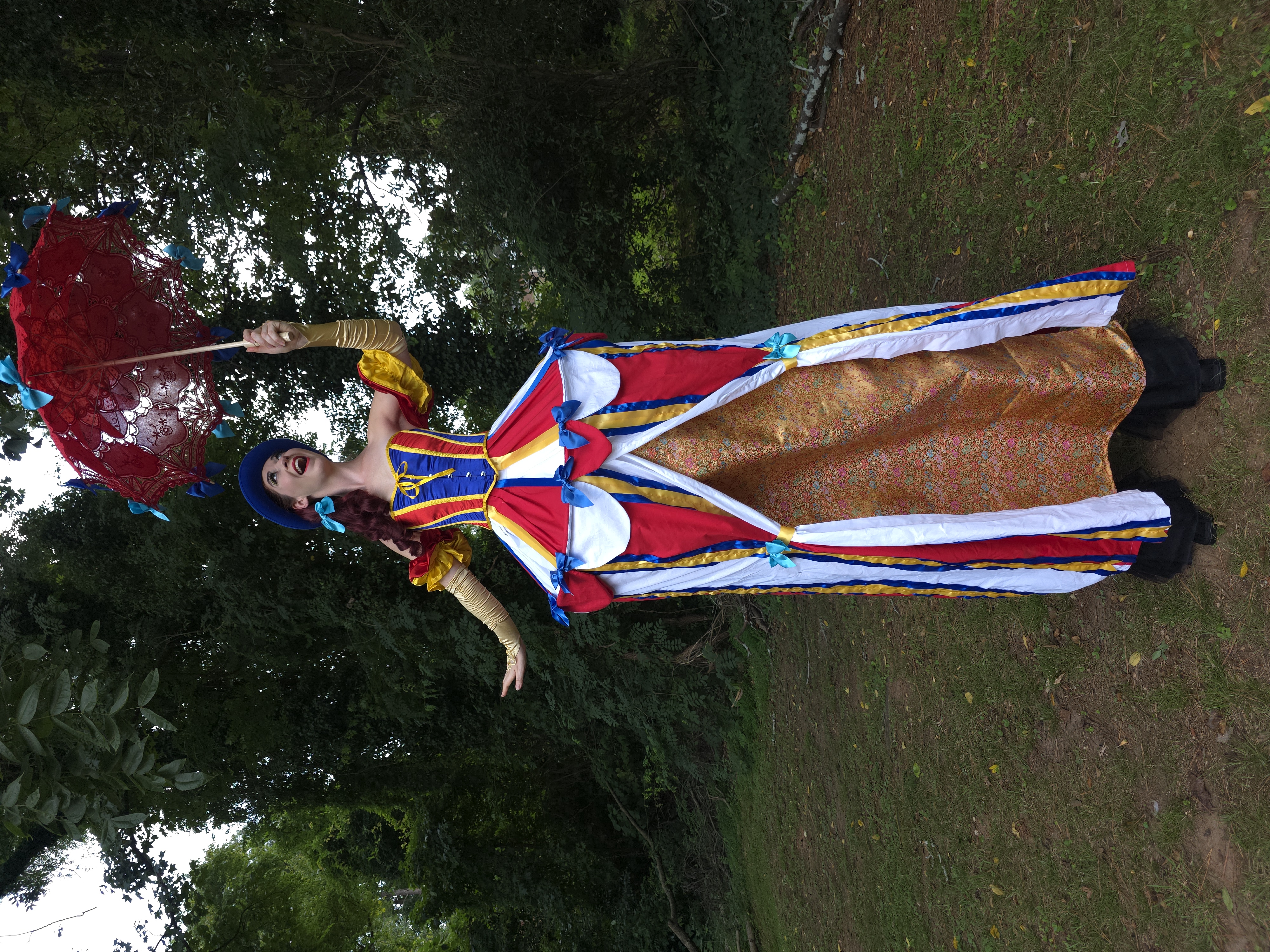 Circus tent event performance